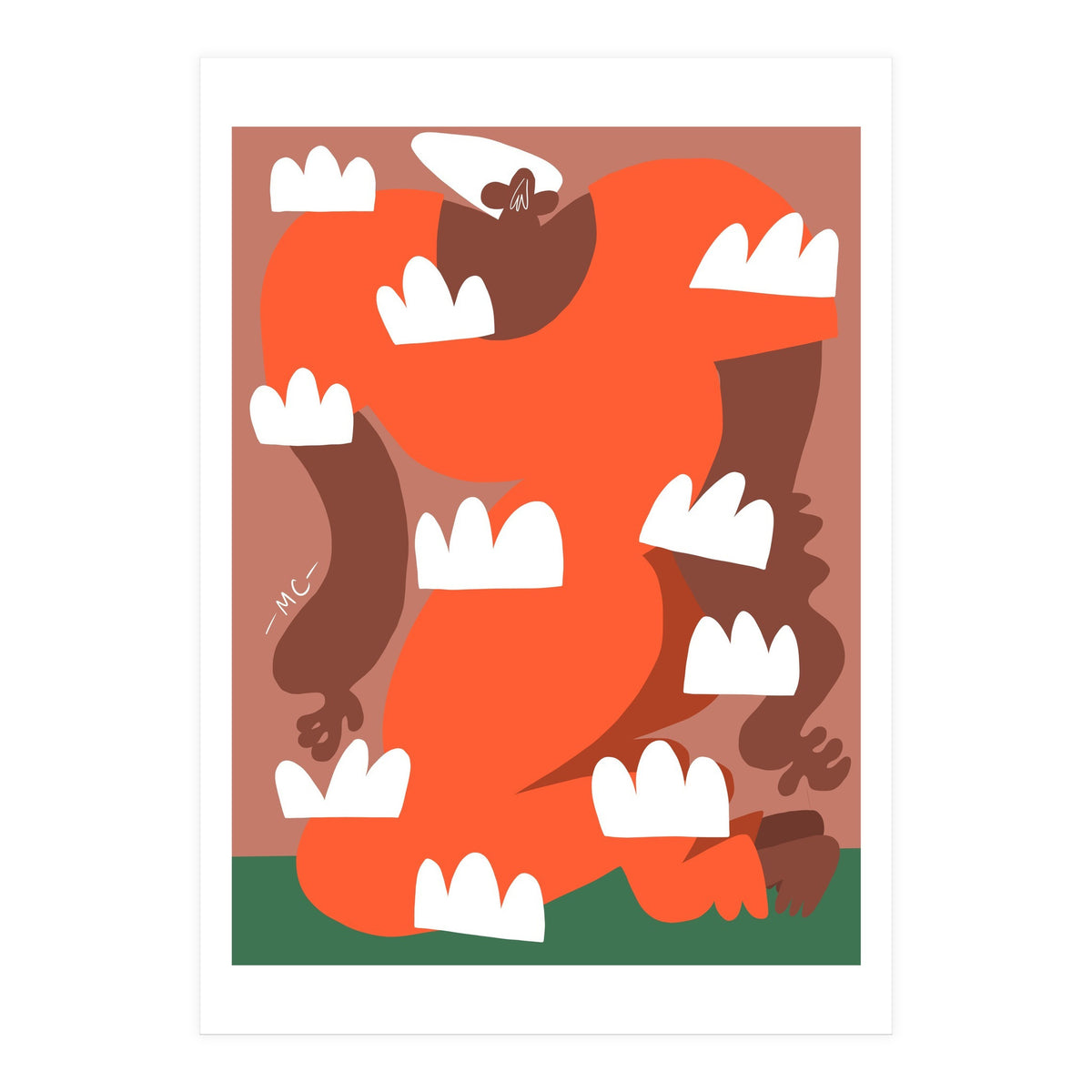 Head In The Clouds And Feet On Earth (Print Only)