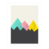 Pastel Mountains III (Print Only) thumbnail