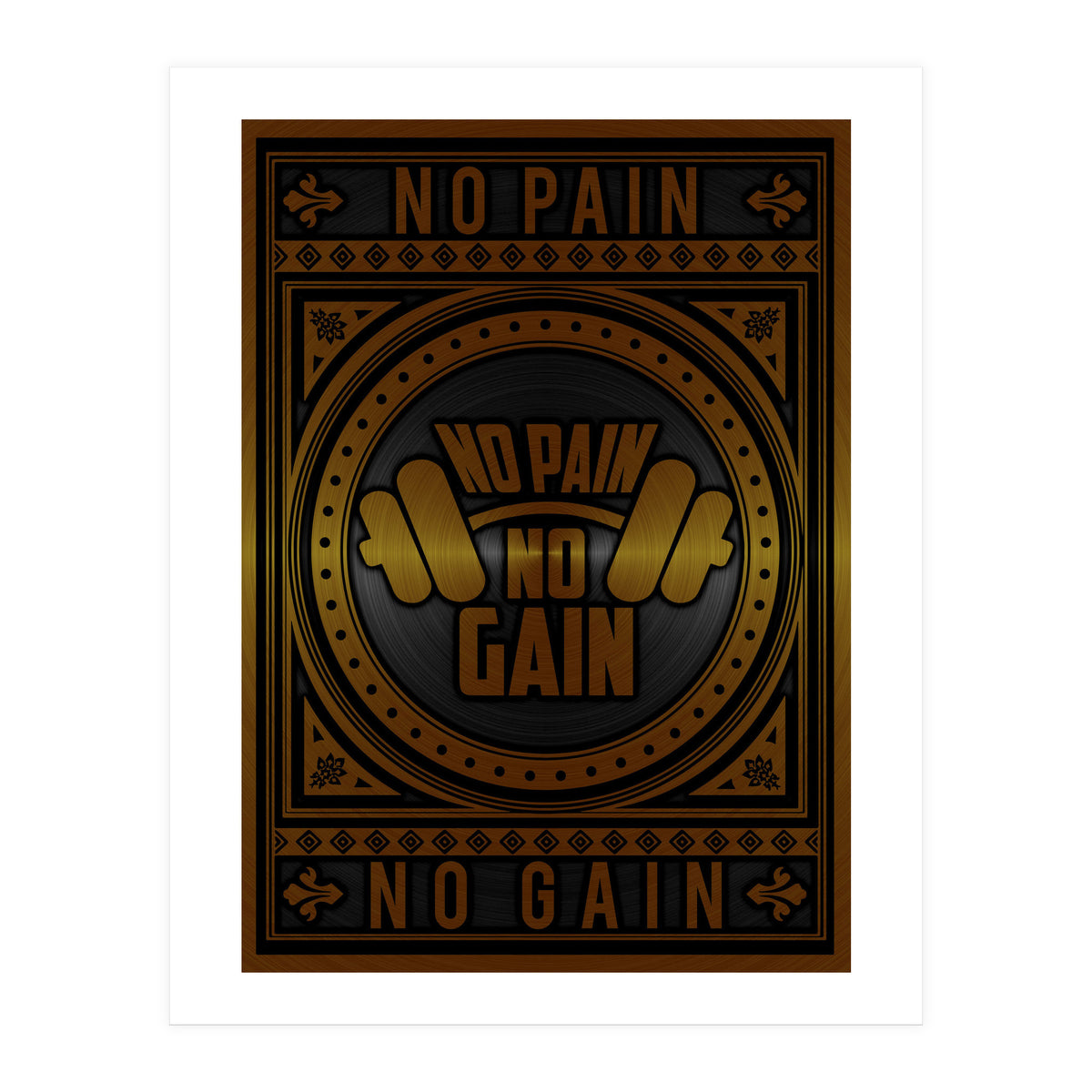 No Pain No Gain (Print Only)