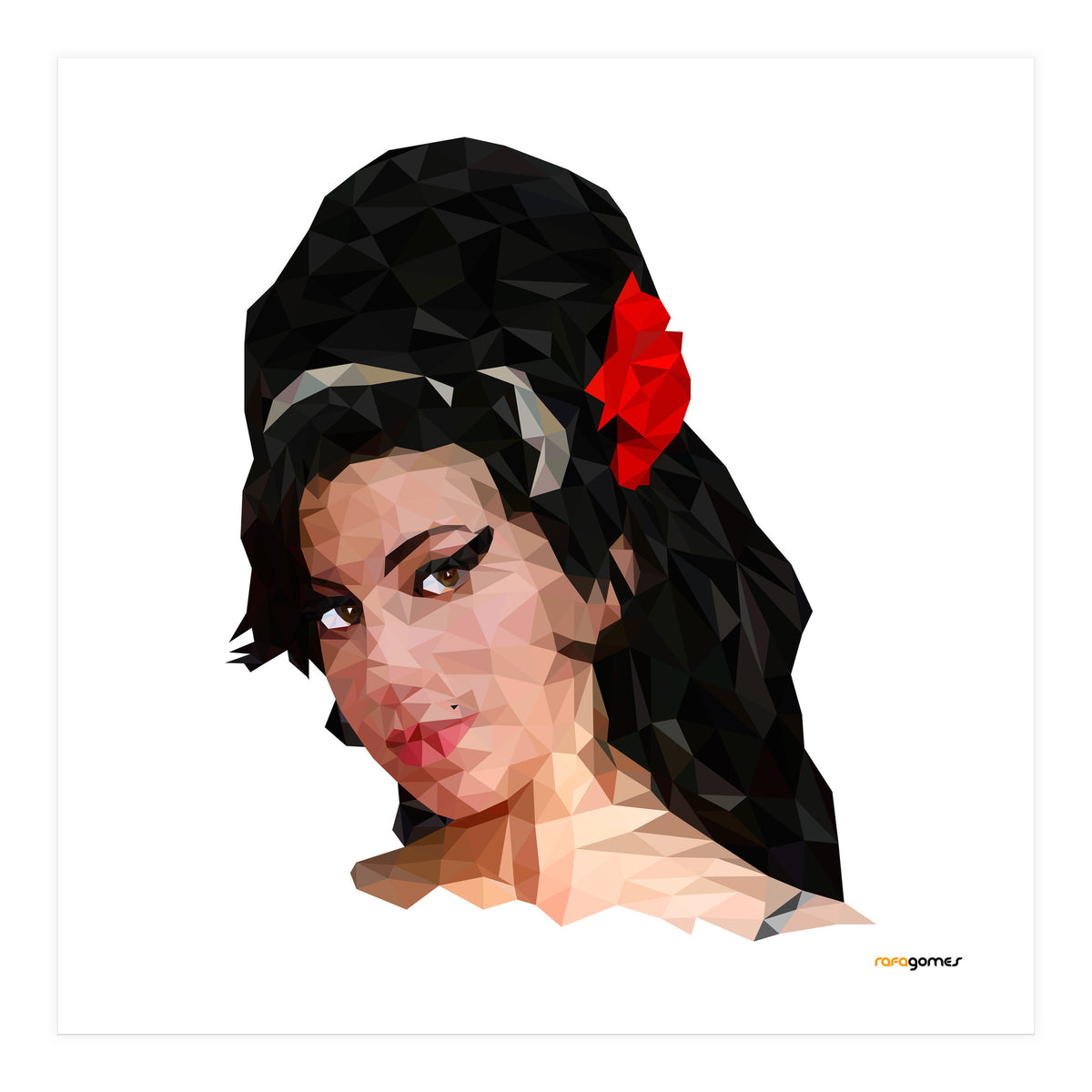 Amy Low Poly (Print Only)