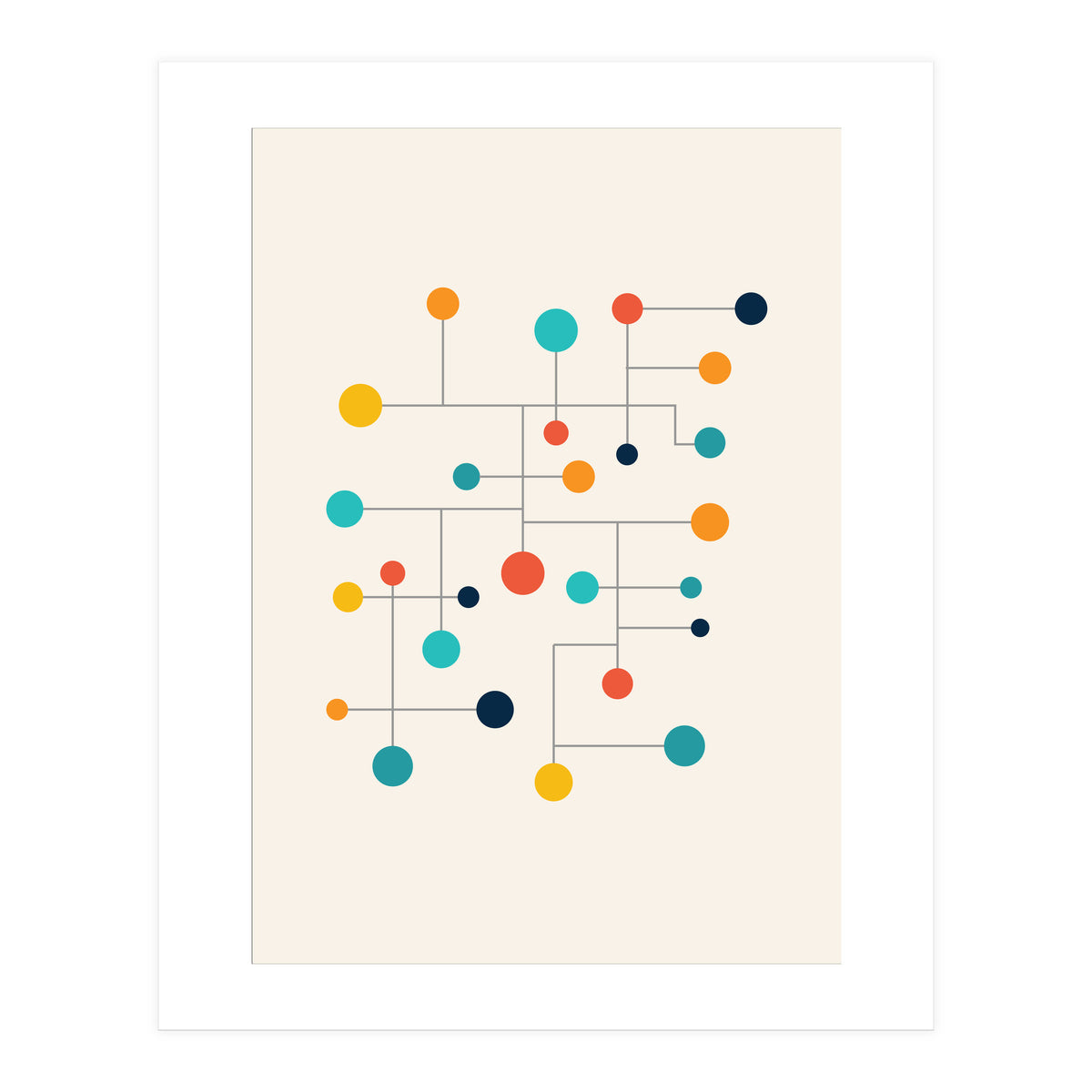 Mid Century Modern Geometry 015 (Print Only)