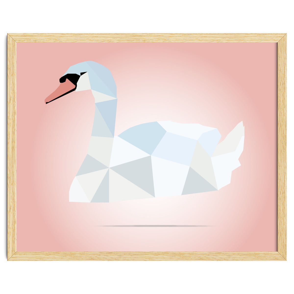 Swan Low Poly Art