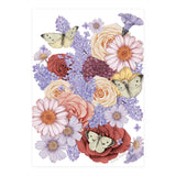 Flowers and Butterflies (Print Only) thumbnail