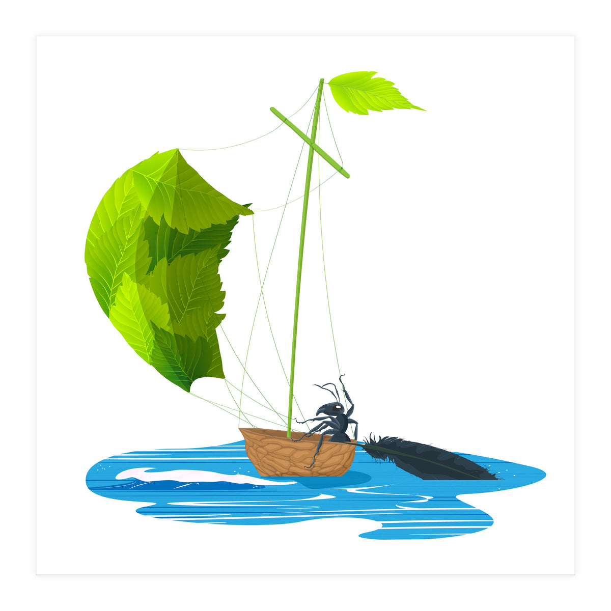 Walnut Ride (Print Only)