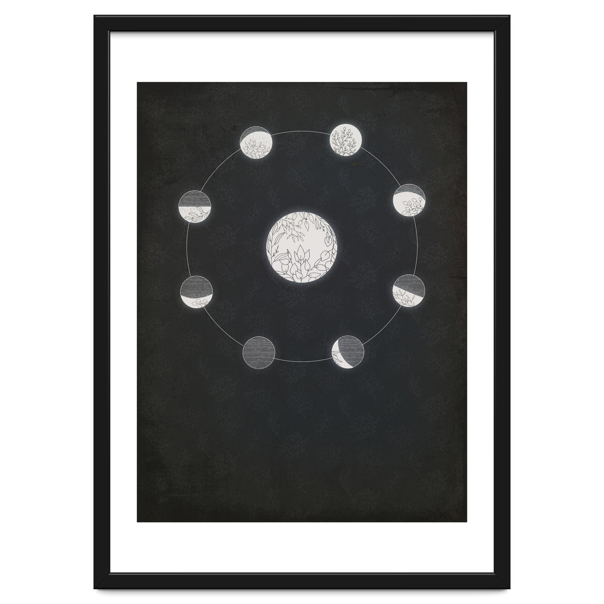 Floral moon phases