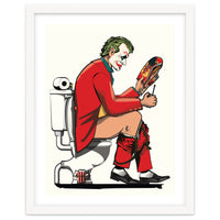 Joker on the Toilet, funny Bathroom Humour