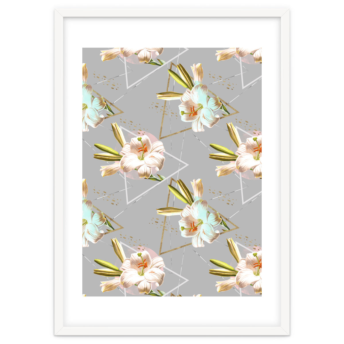 Botanical blooming with geometric 02