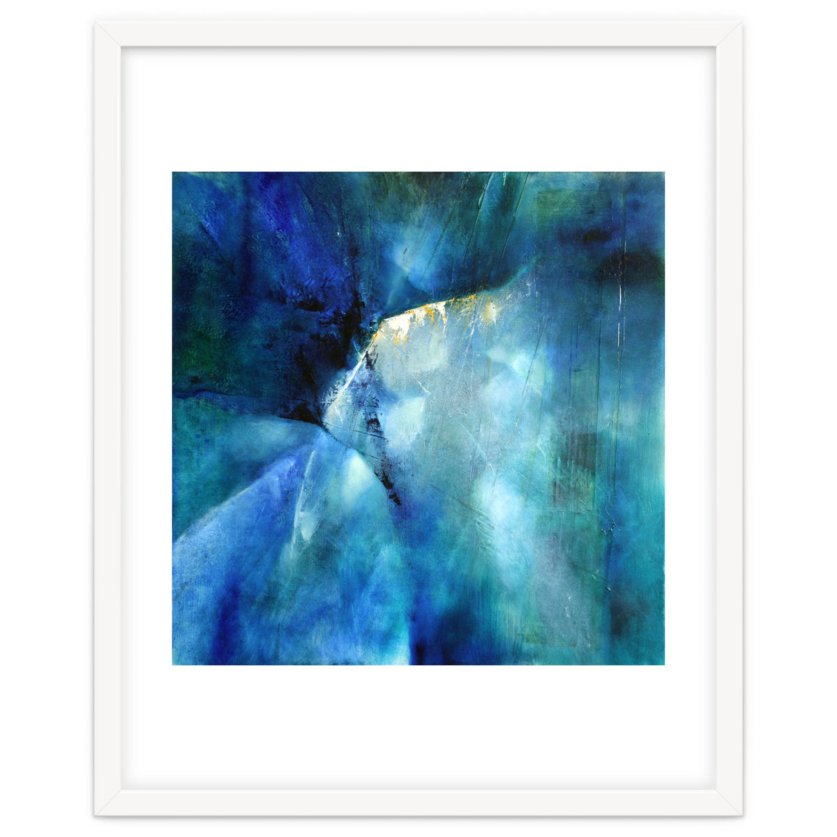 Komposition In Blau - blue composition