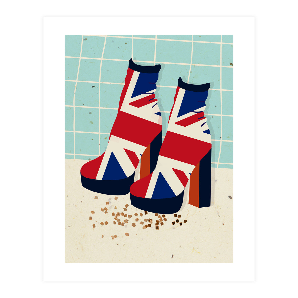 Union Jack Boots (Print Only)
