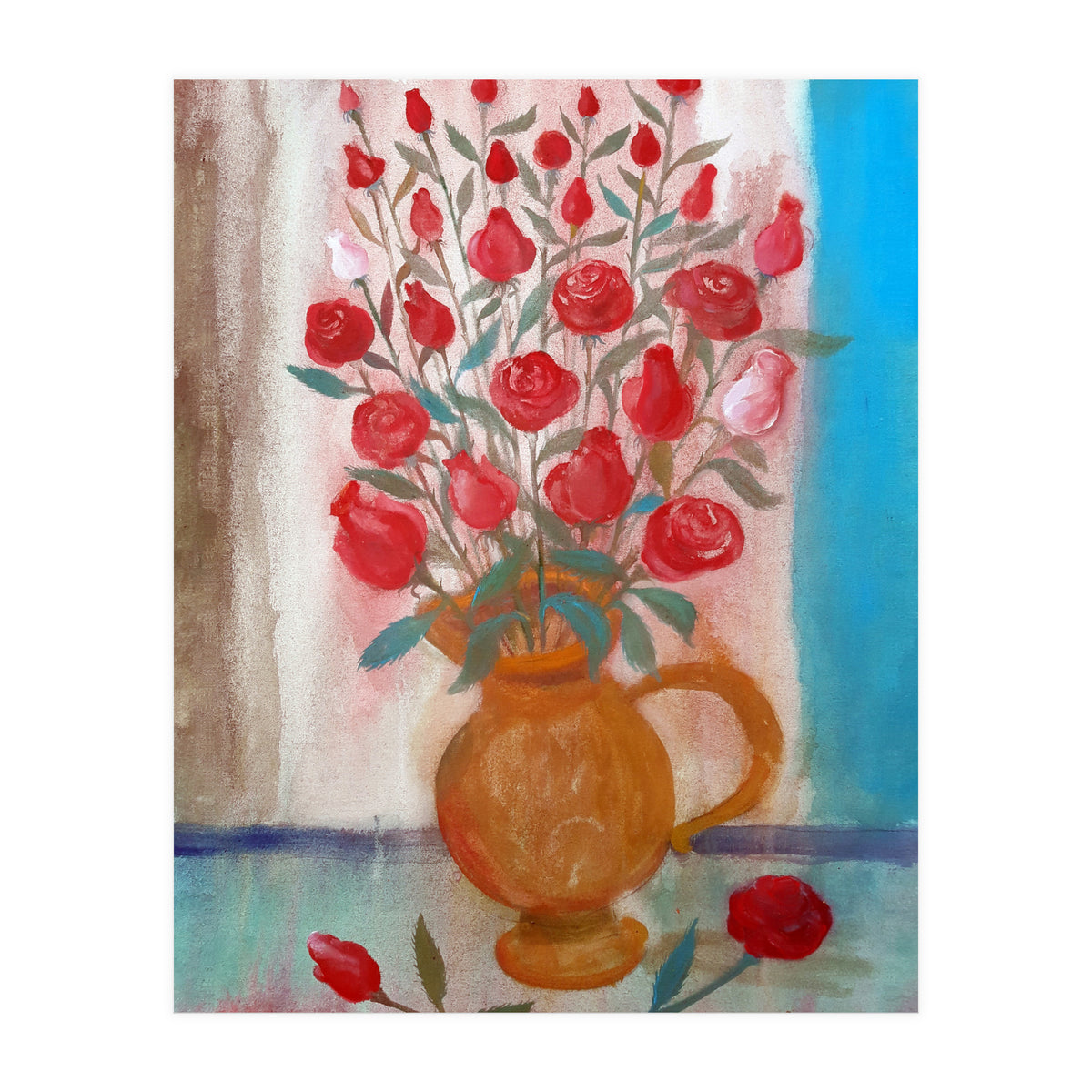 Rosas Rojas (Print Only)