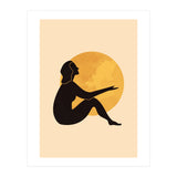 Woman And The Moon II (Print Only) thumbnail
