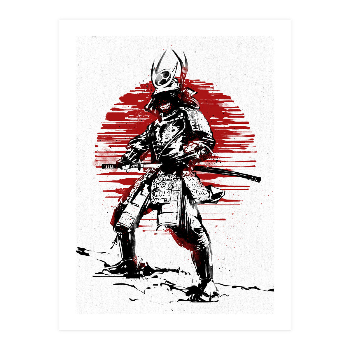 Red Sun Samurai (Print Only)