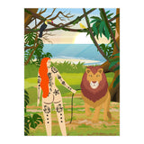 Tattooed Girl with Lion (Print Only) thumbnail