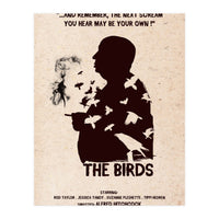 Hitchcock The Birds movie poster (Print Only)