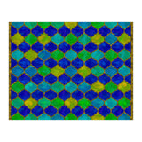 Ocean Breeze - Watercolor Moroccan Lattice (Print Only) thumbnail