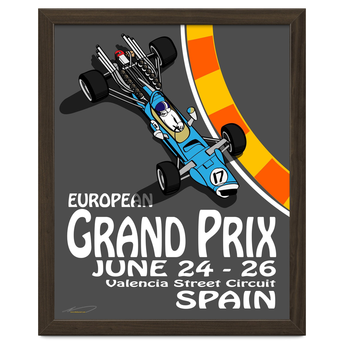 European Grand Prix poster