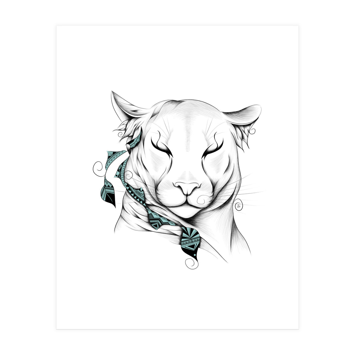 Poetic Cougar (Print Only)