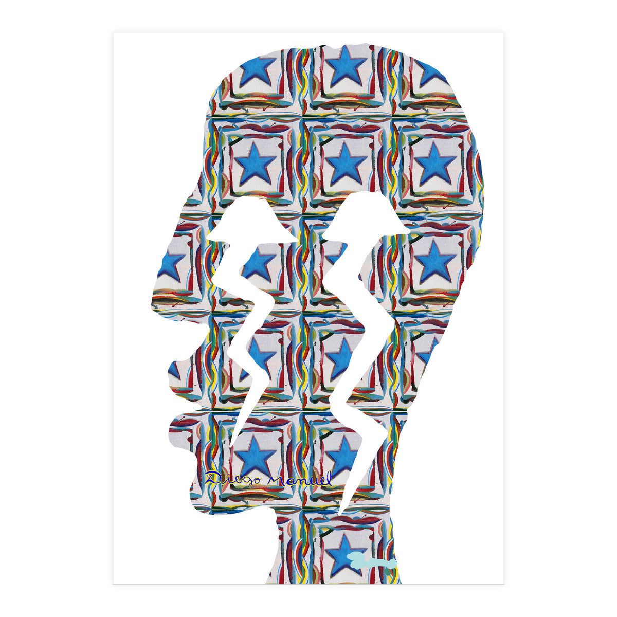 Perfil Con Rayos 12  (Print Only)