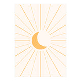 MOON IN LINES - GOLD (Print Only) thumbnail
