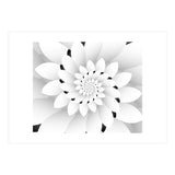Monochrome Floral Design  (Print Only) thumbnail