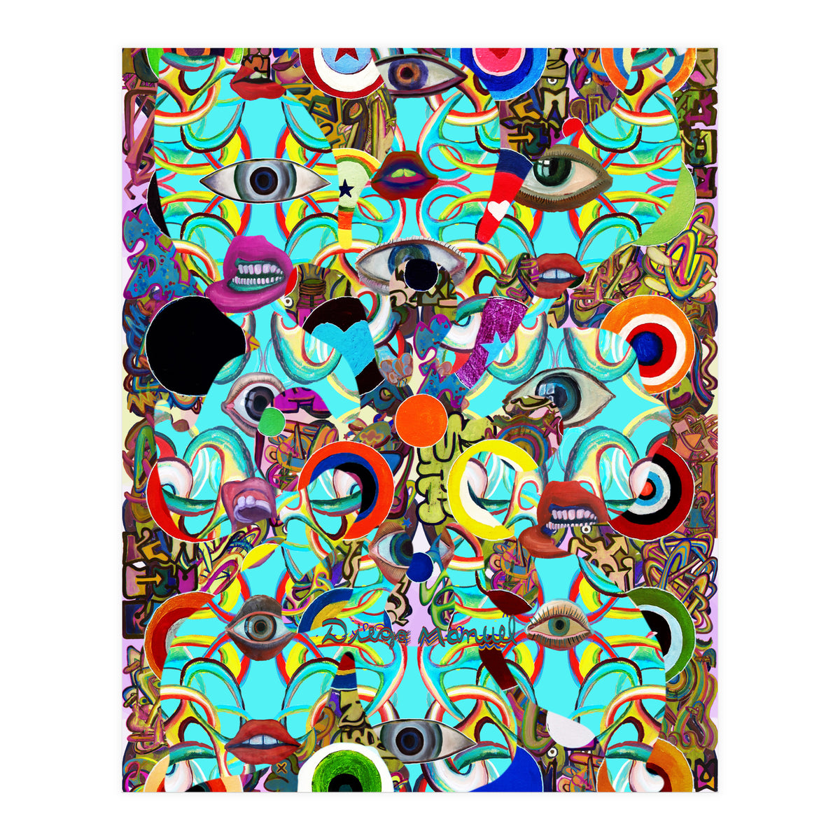 Fuego Y Graffiti 77 (Print Only)