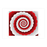 Red Modern Floral Interior Design (Print Only) thumbnail