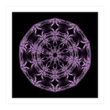 Mandala purple and black (Print Only) thumbnail