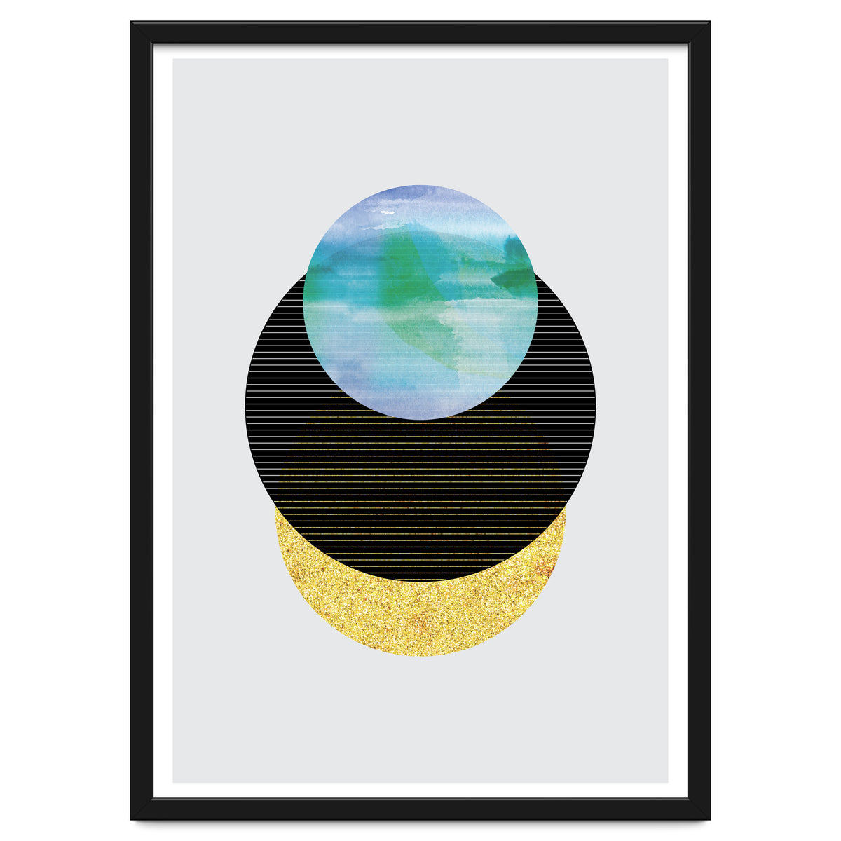 Underwater Sunset Abstract