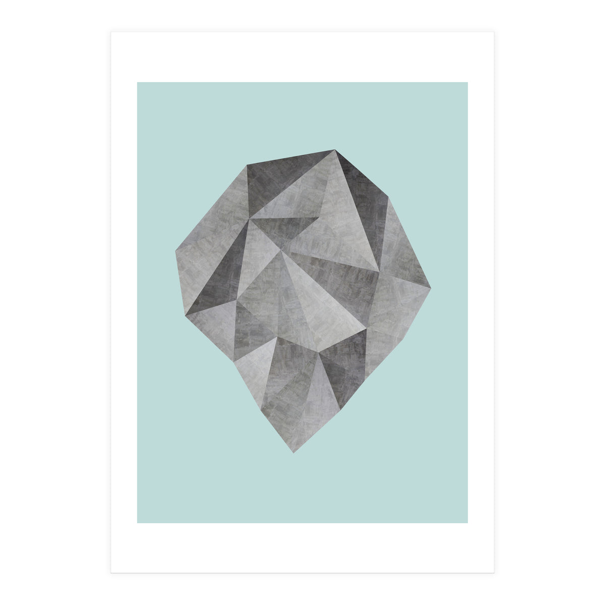 Geometric Rock I (Print Only)