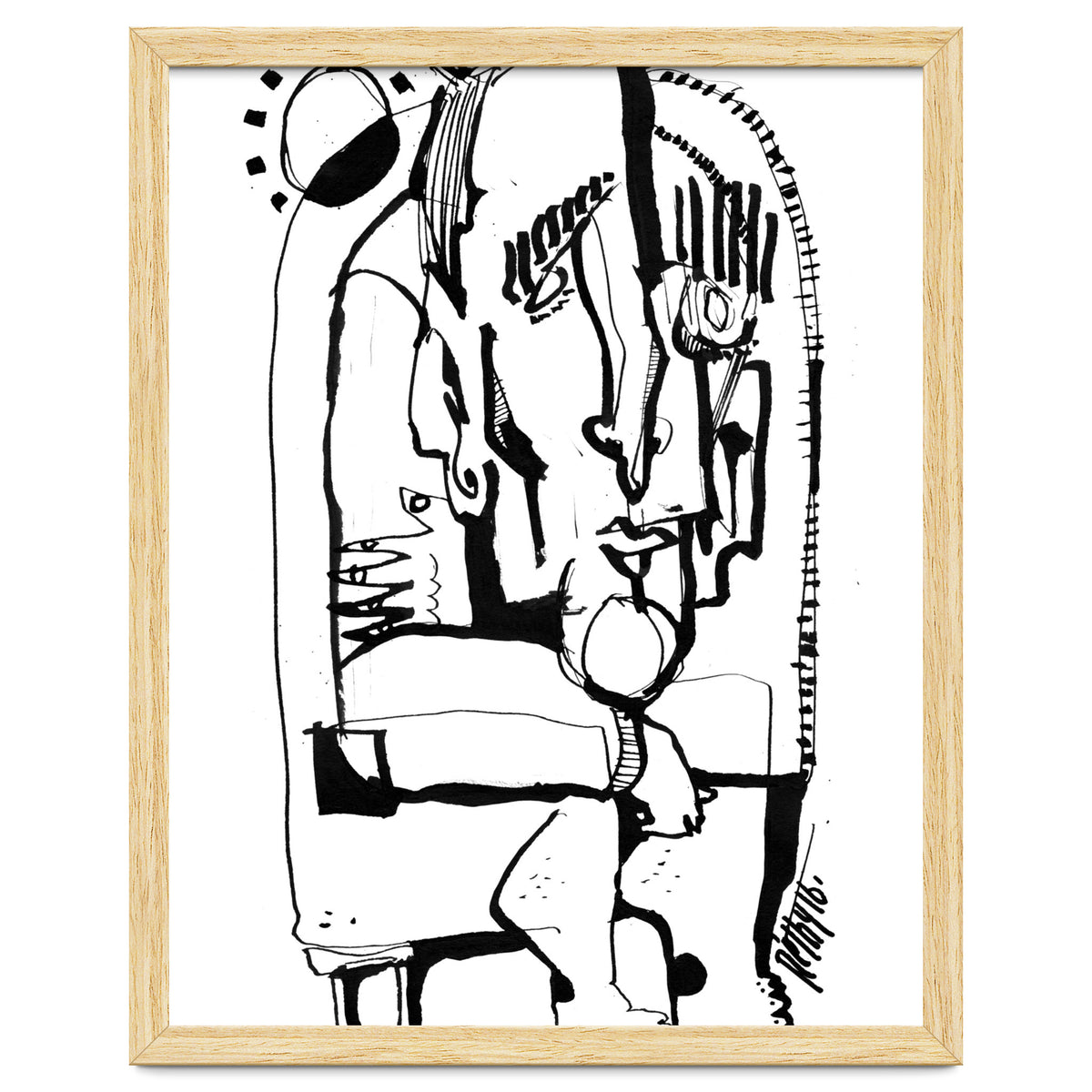 Freezing in Sunlight - b&w