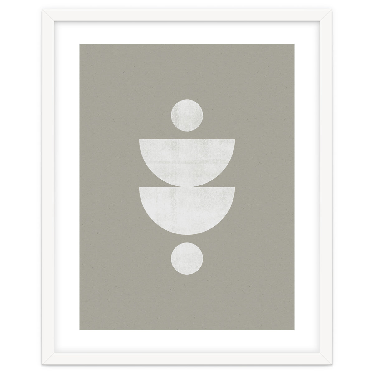 Mid-Century Modern No.23 - Woodblock Print