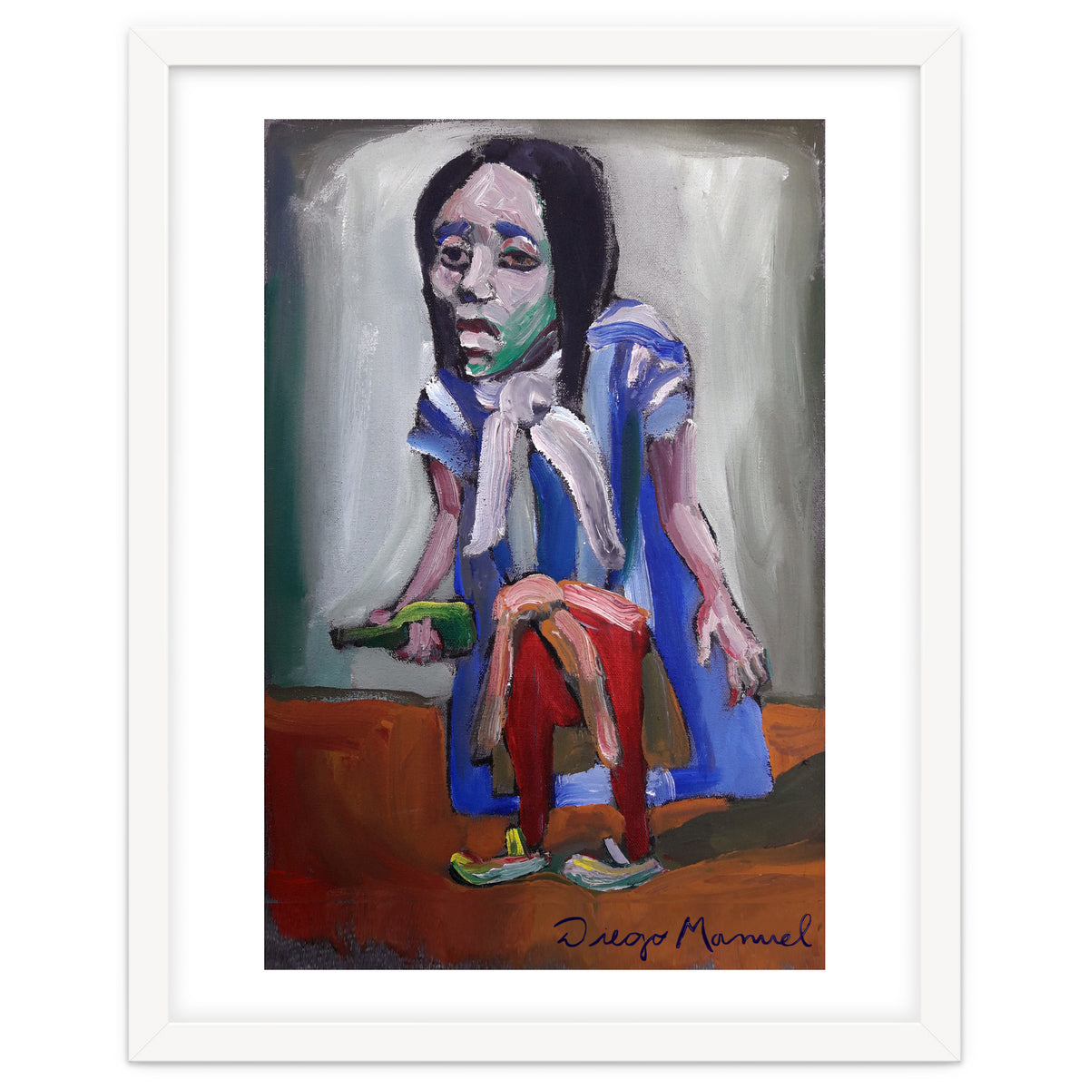 The fan, people from the neighborhood