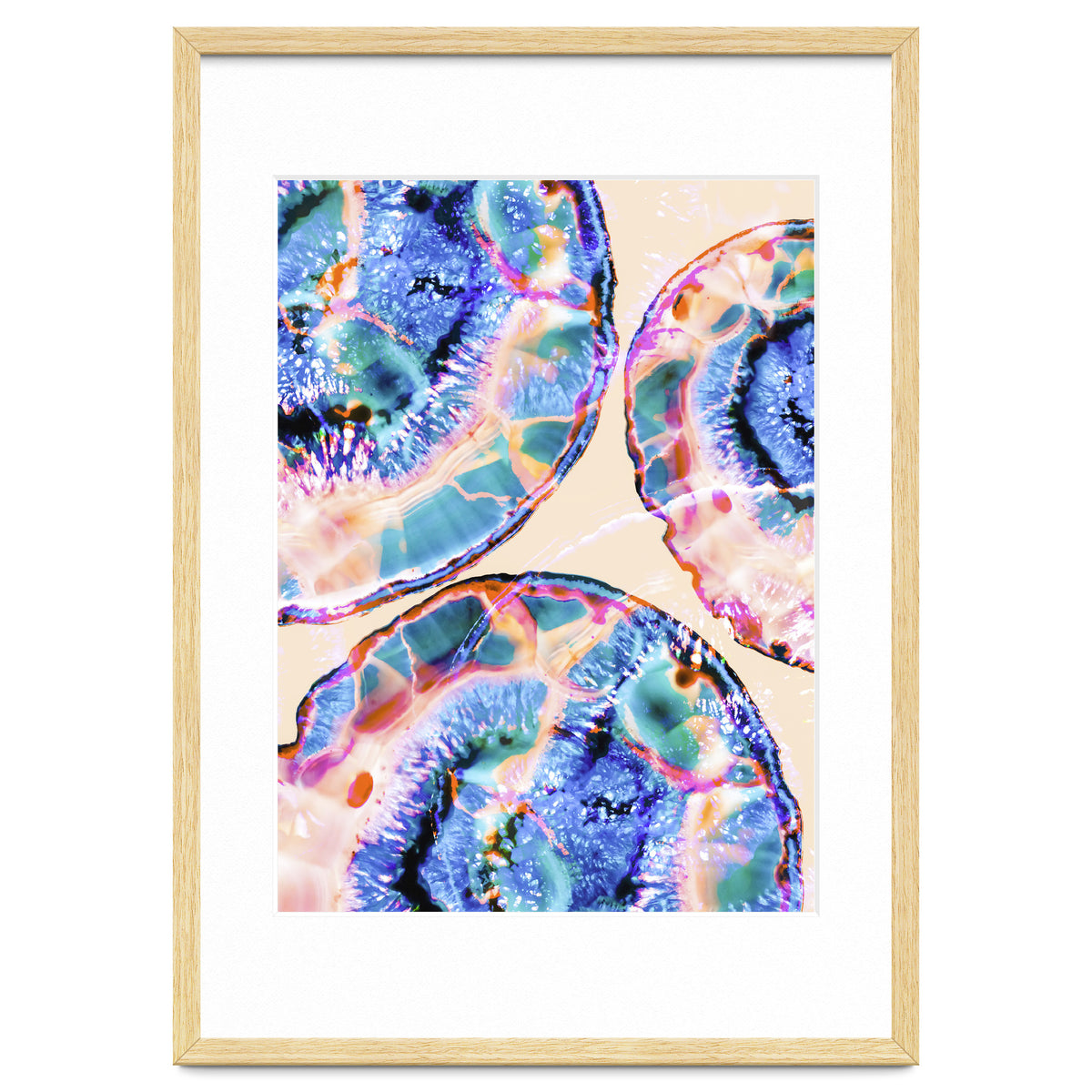 Abstract Agate Painting