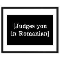 Judges You In Romanian