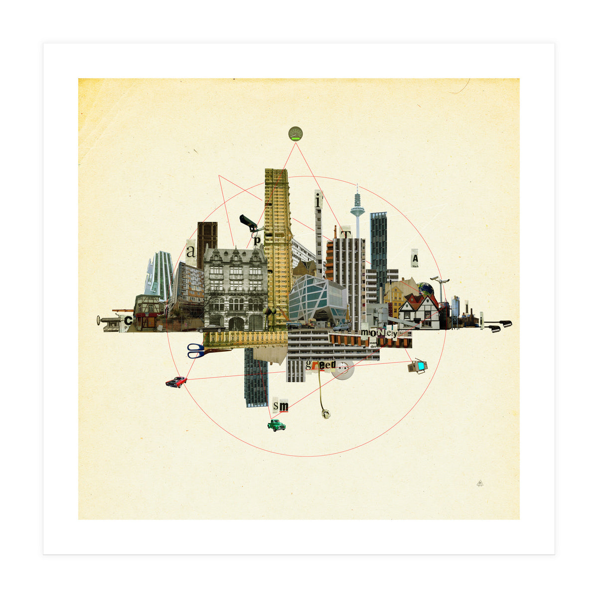 Collage City Mix 8 (Print Only)