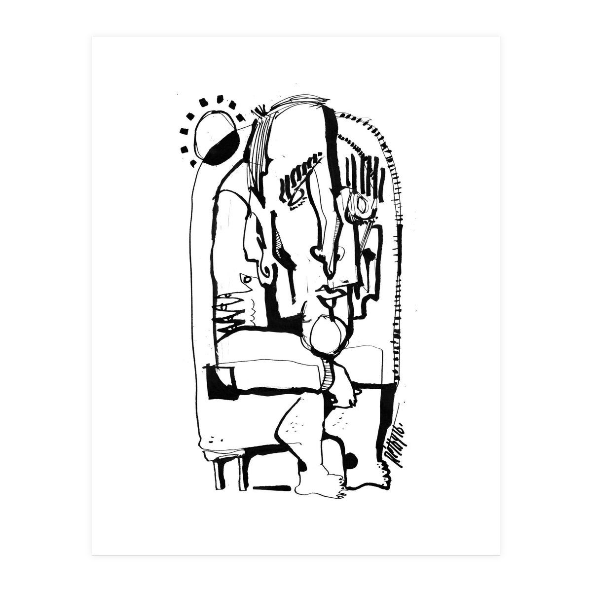 Freezing in Sunlight - b&w (Print Only)