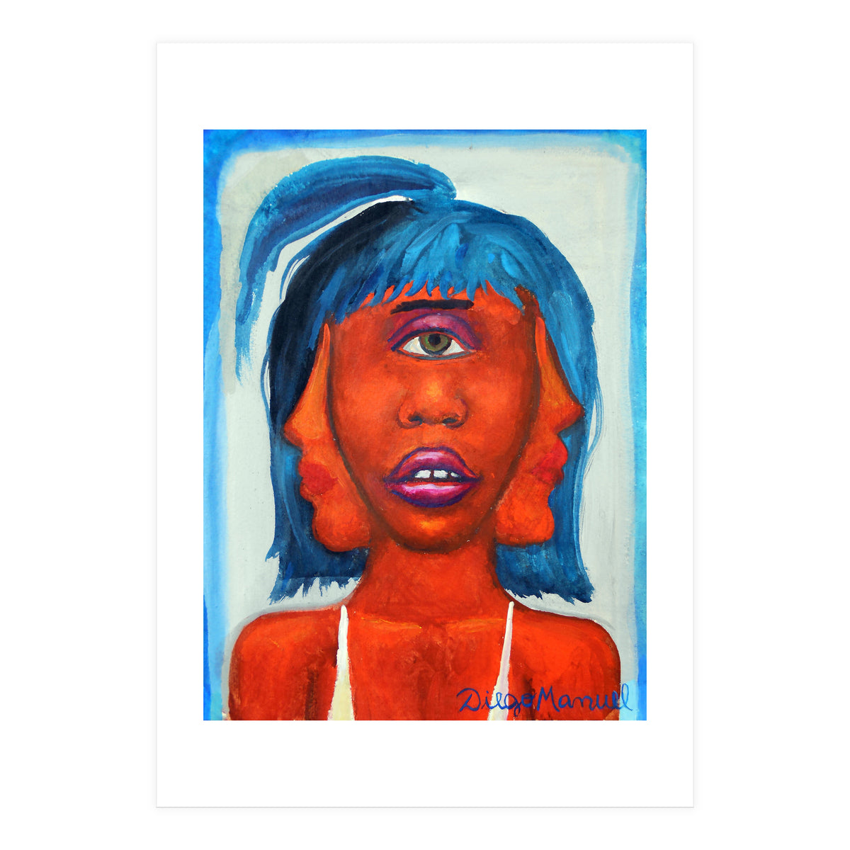 Cabeza De Mujer 8 (Print Only)