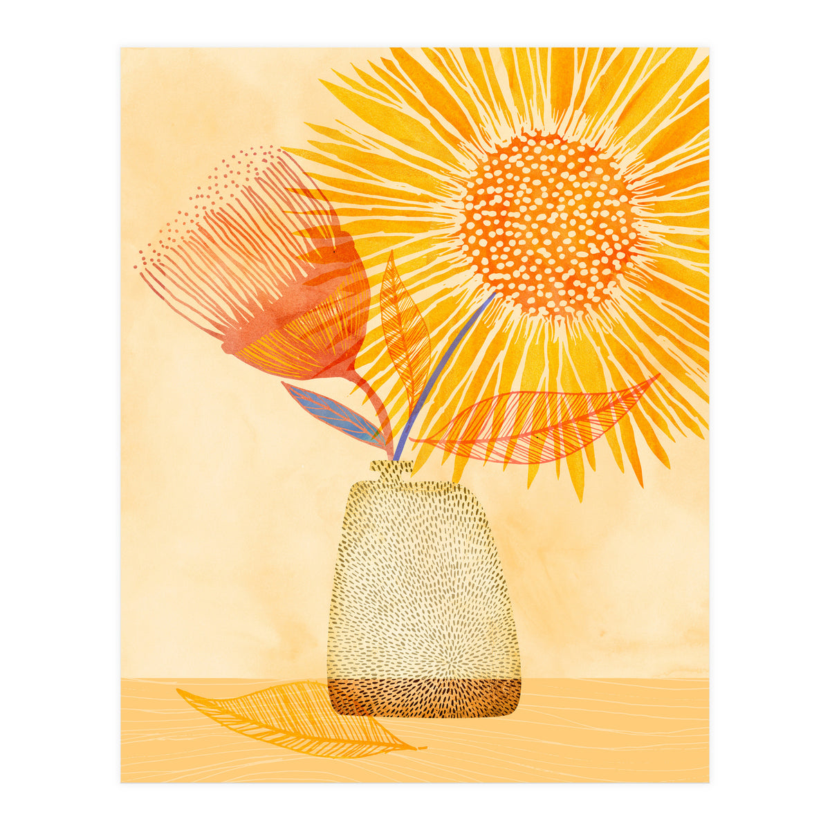 Tuesday Afternoon Sunflowers (Print Only)