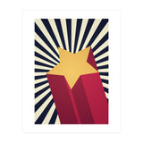 Mid Century 3d Star (Print Only) thumbnail