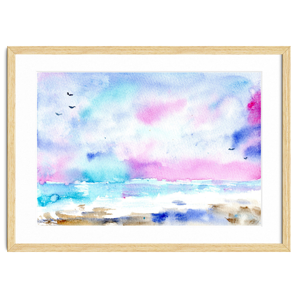 Tenderness of the sea || watercolor