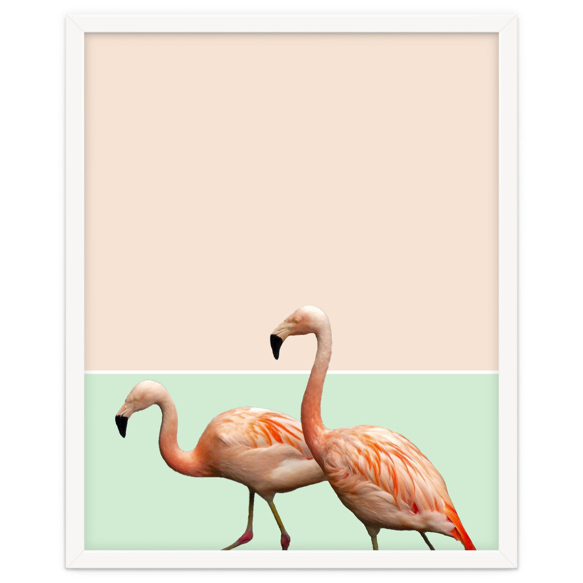 Flamingo Pastel Art