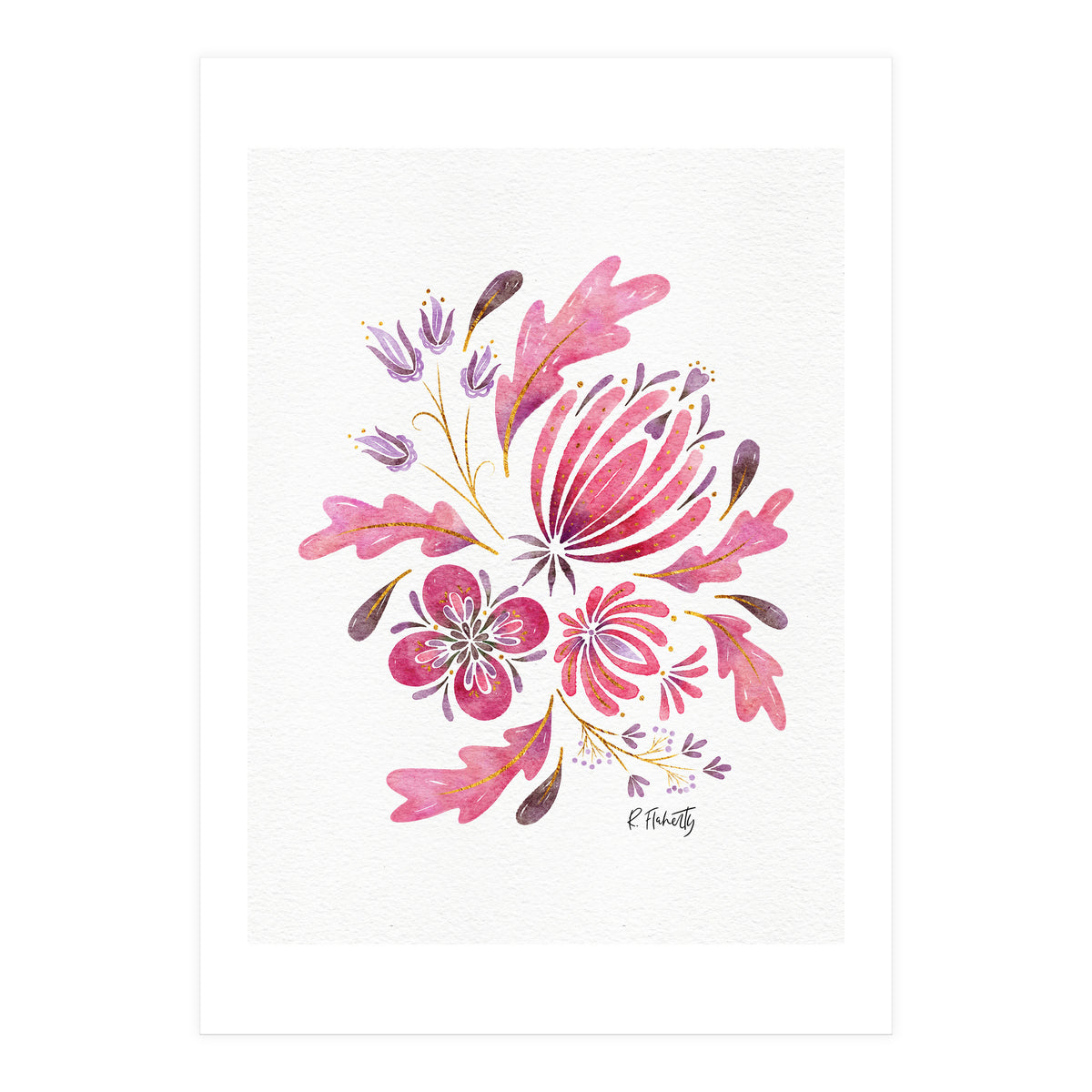 Protea | Floral Pink (Print Only)