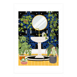 Sink in Moroccan Style Room (Print Only) thumbnail