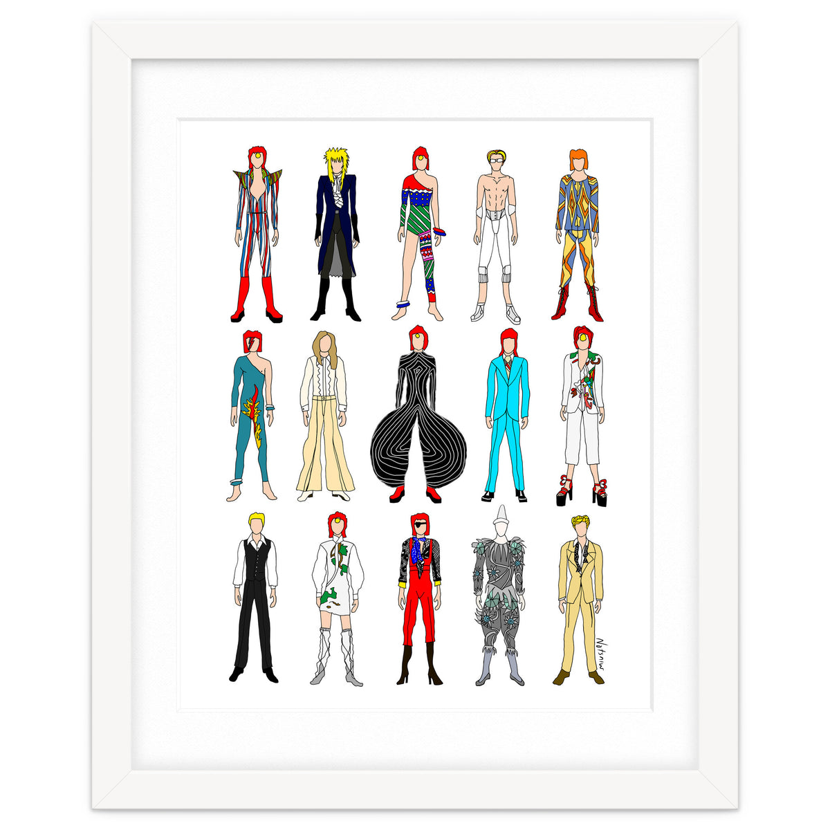 Outfits of Bowie Fashion