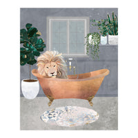 Lux Lion in a copper bath (Print Only)