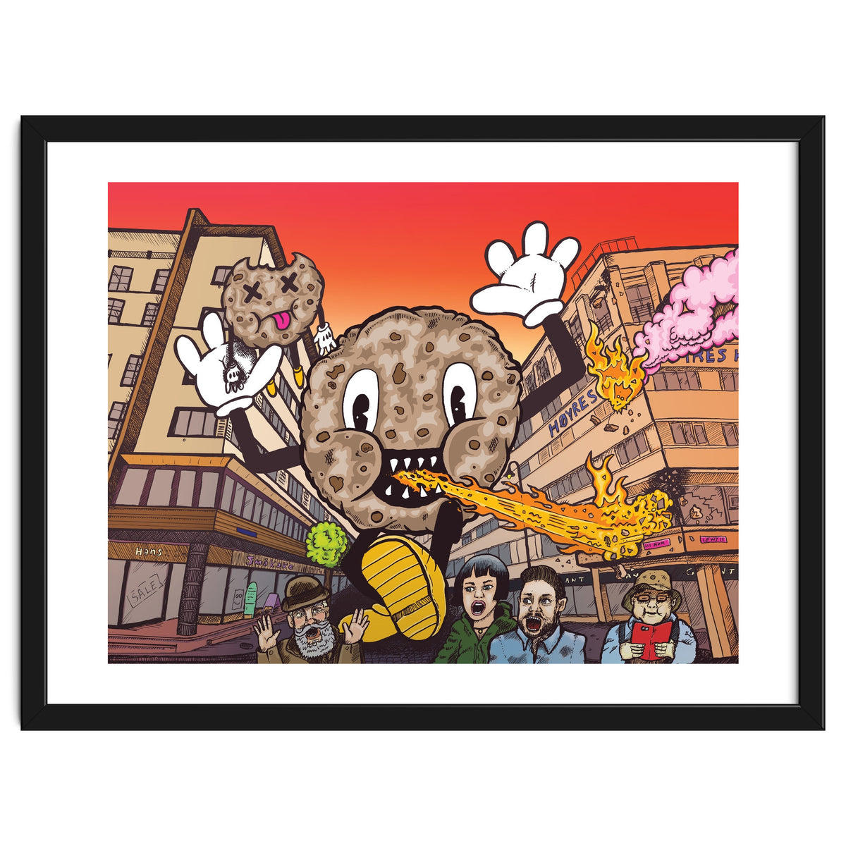 Cookie Monster 12.3% ABV Bourbon Barrel Aged Coconut Chocolate Chip Stout - Amundsen Brewery