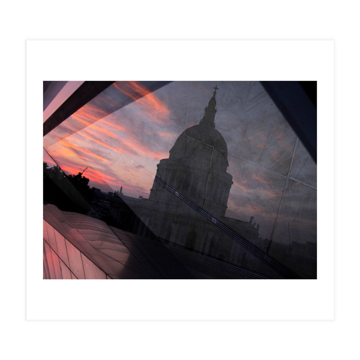St Paul's Cathedral, reflection (Print Only)