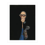 Woman Holding A Chihuahua (Print Only) thumbnail