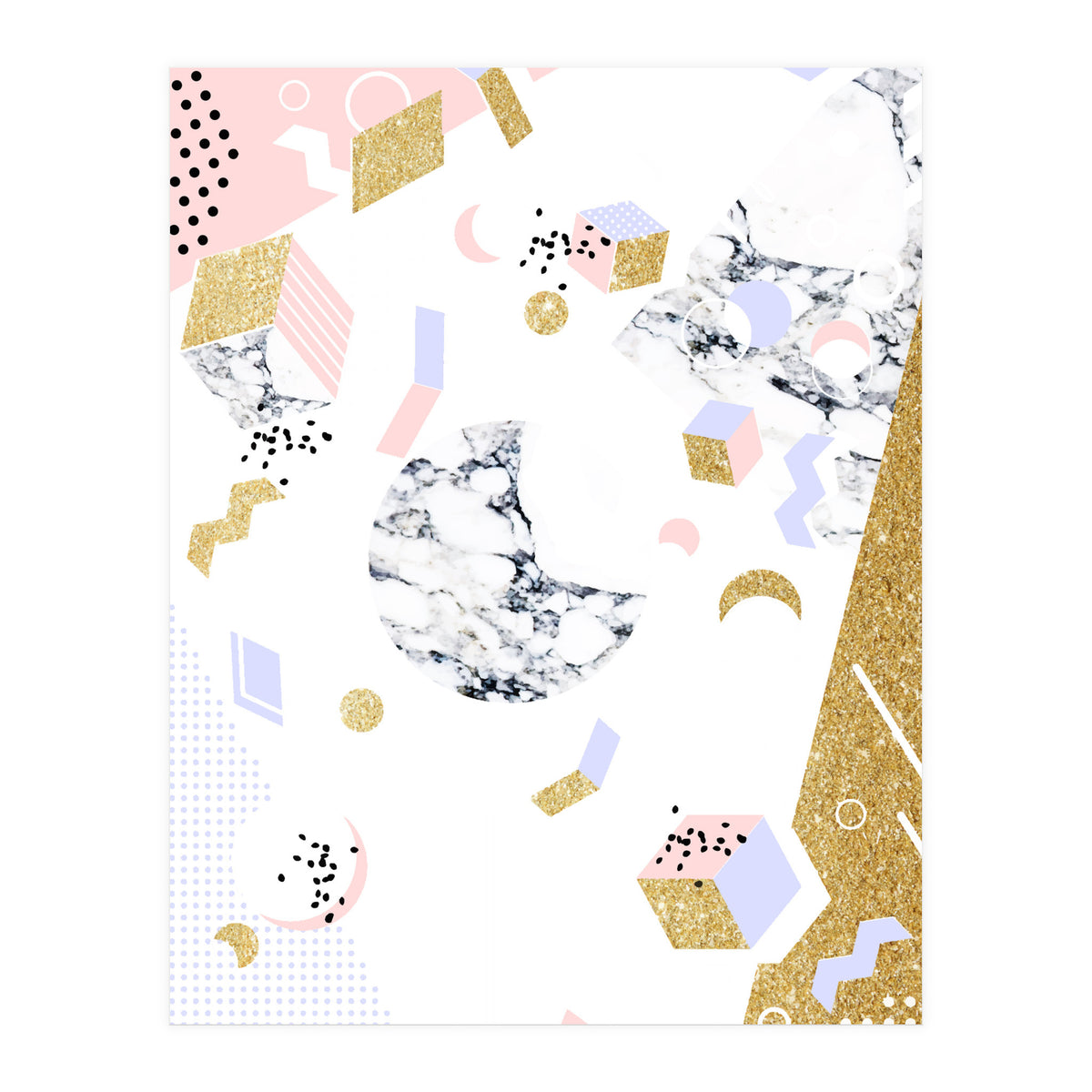 Marble Moon Abstraction (Print Only)