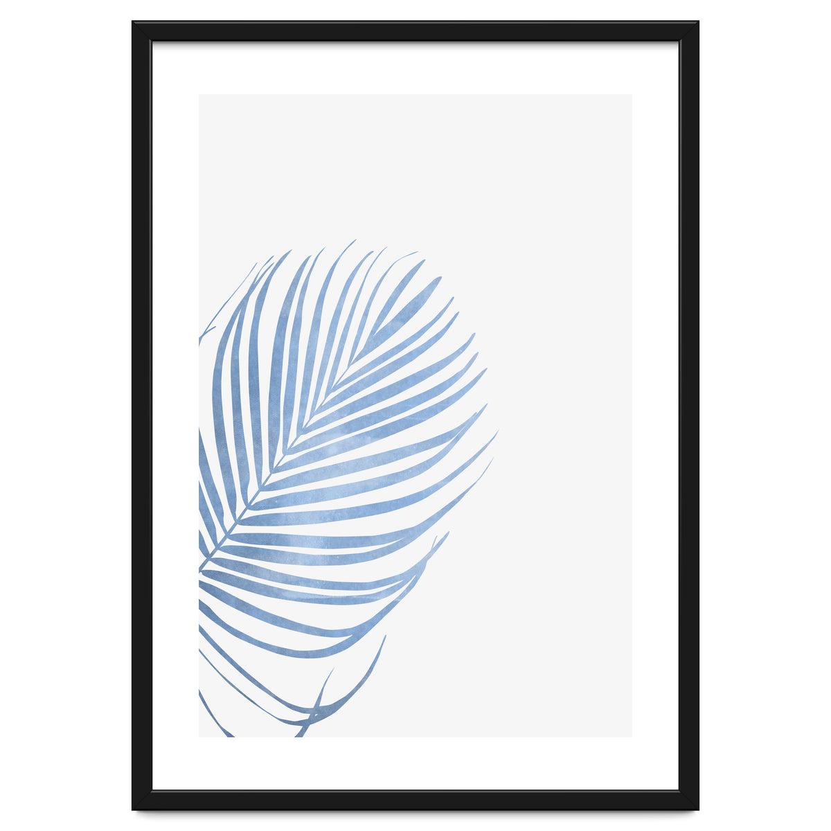Blue Palm Leaf